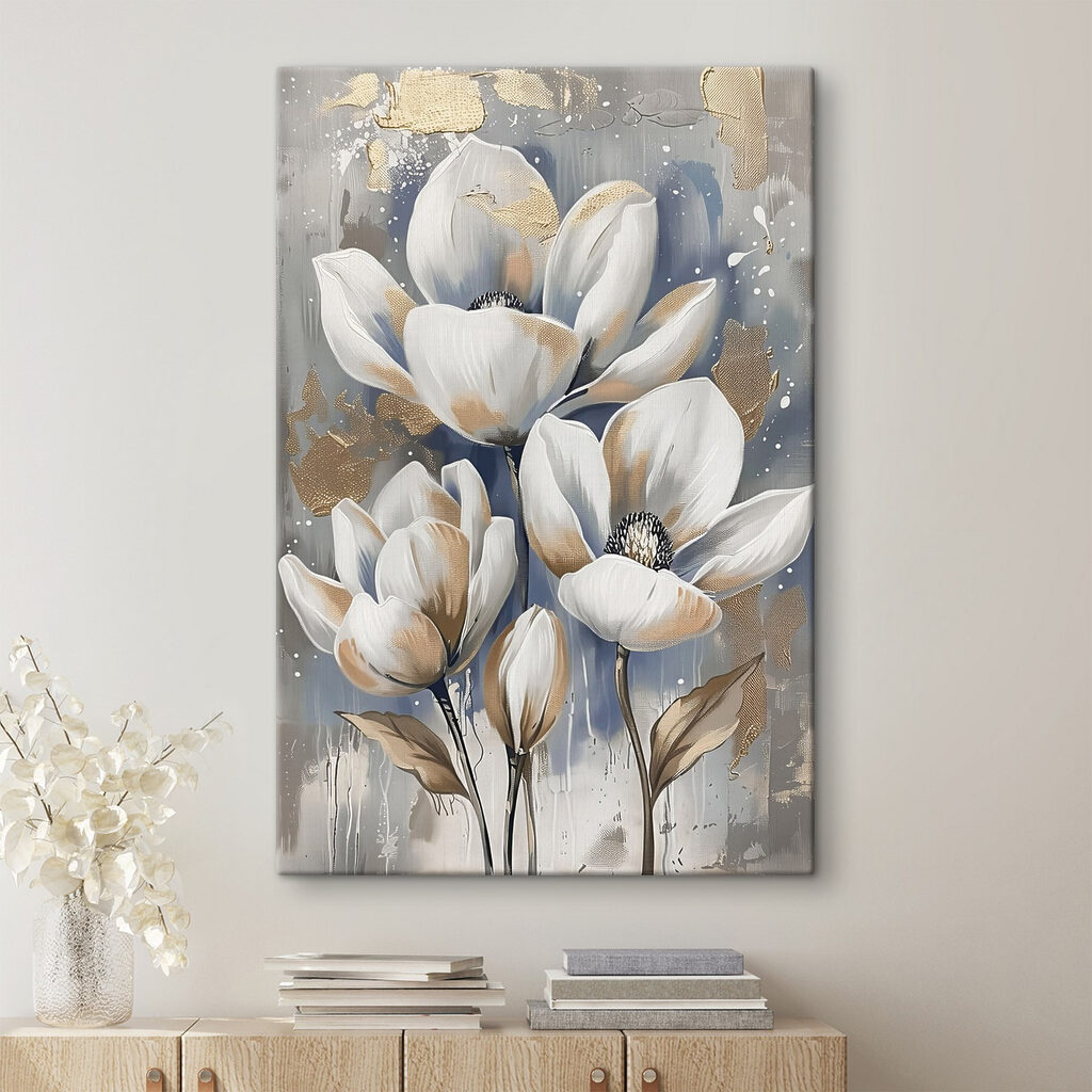 Leuchtende weiße Blüten — Interieur 5