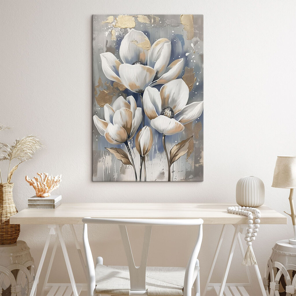 Leuchtende weiße Blüten — Interieur 4