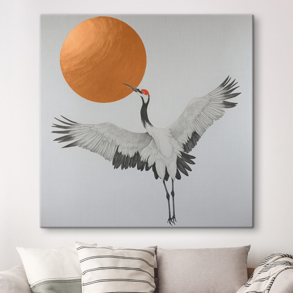Kranich mit ausgebreiteten Flügeln — Interieur 2