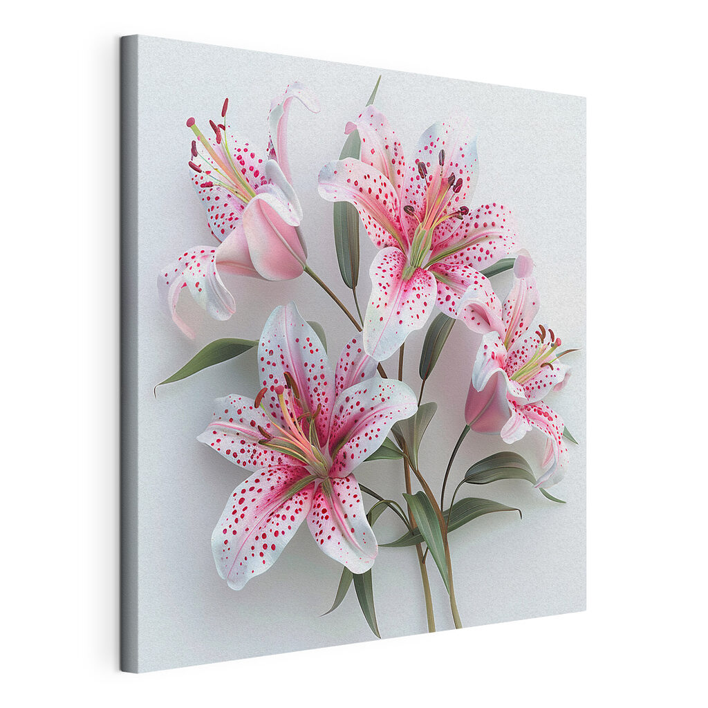 Gesprenkelte rosa Lilien — Produktansicht