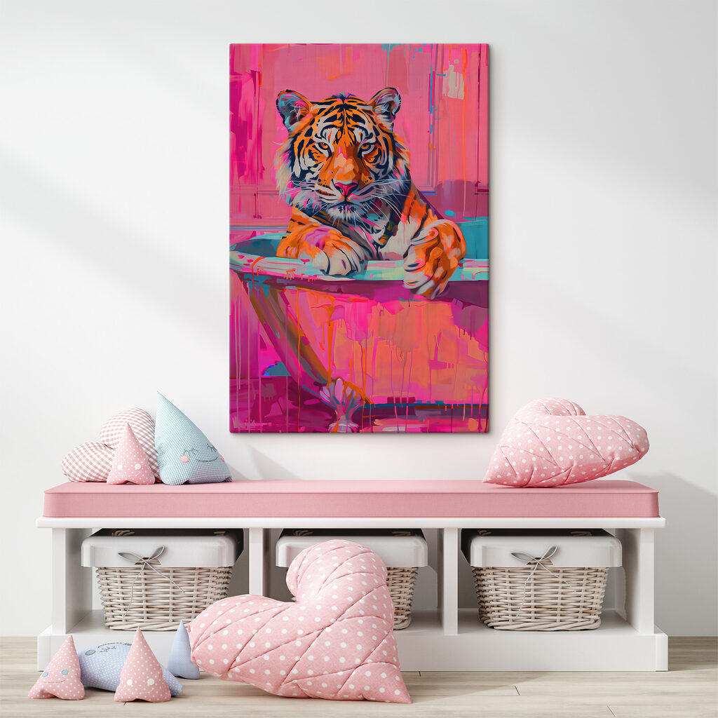 Tiger in der Badewanne — Interieur 3