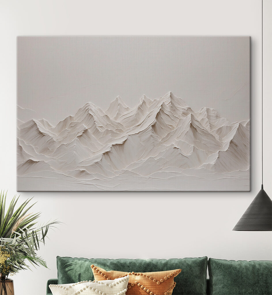 Berggipfel in sanften Falten — Interieur 2