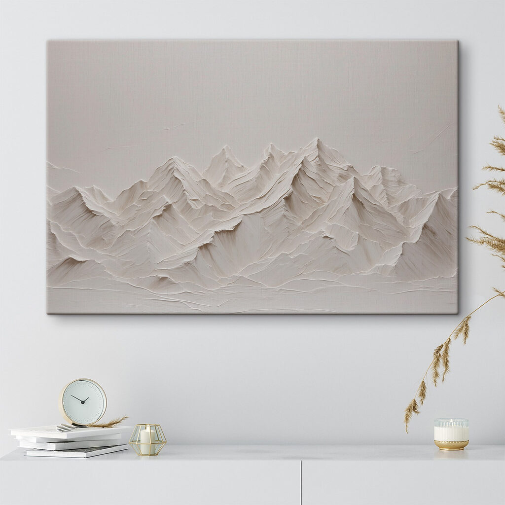 Berggipfel in sanften Falten — Interieur 4