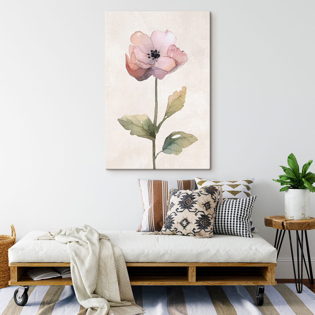 Zartrosa Blüte — Interieur 2