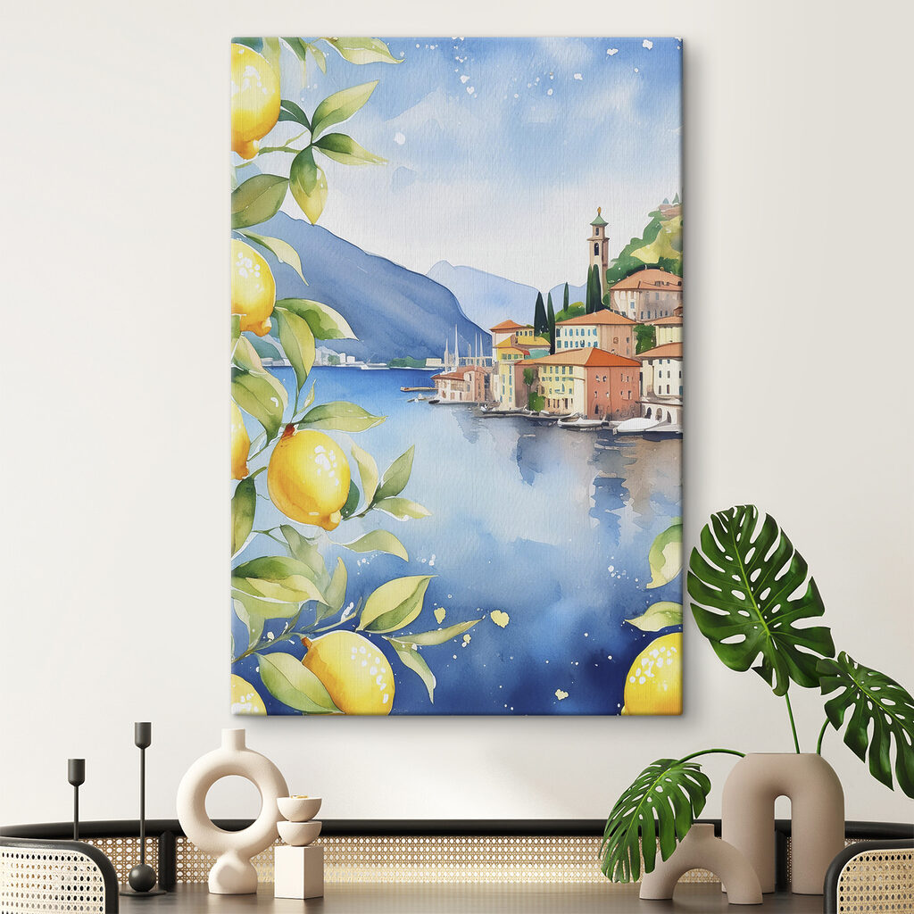 Zitronen am See in einem Interieur