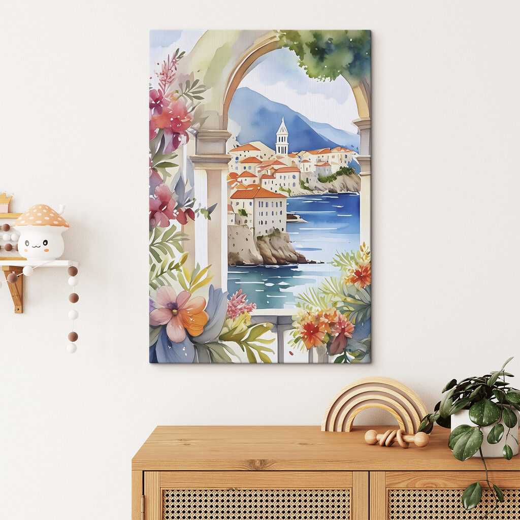 Blick durch den Blütenbogen — Interieur 2