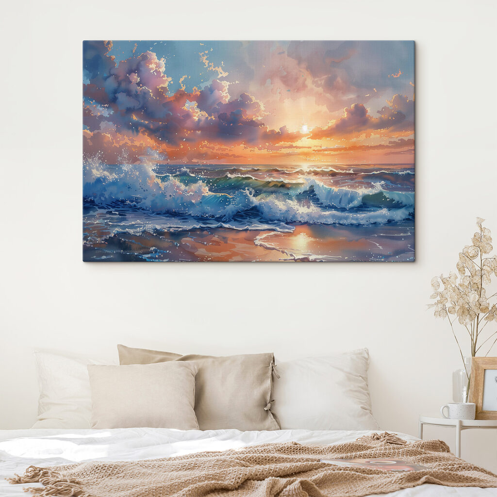 Wellen im Abendlicht — Interieur 2