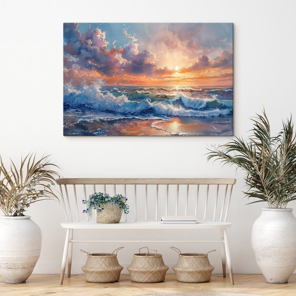 Wellen im Abendlicht — Interieur 1