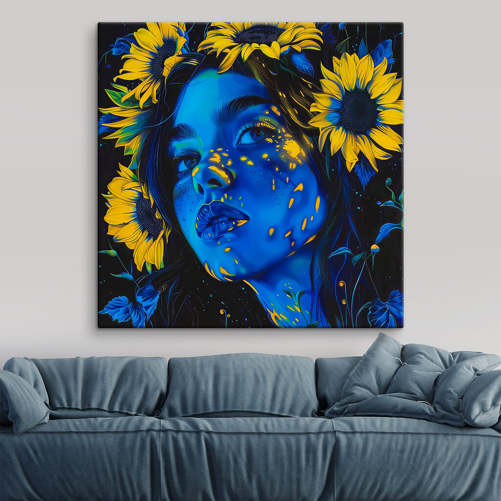Sonnenblumen im Haar — Interieur 1