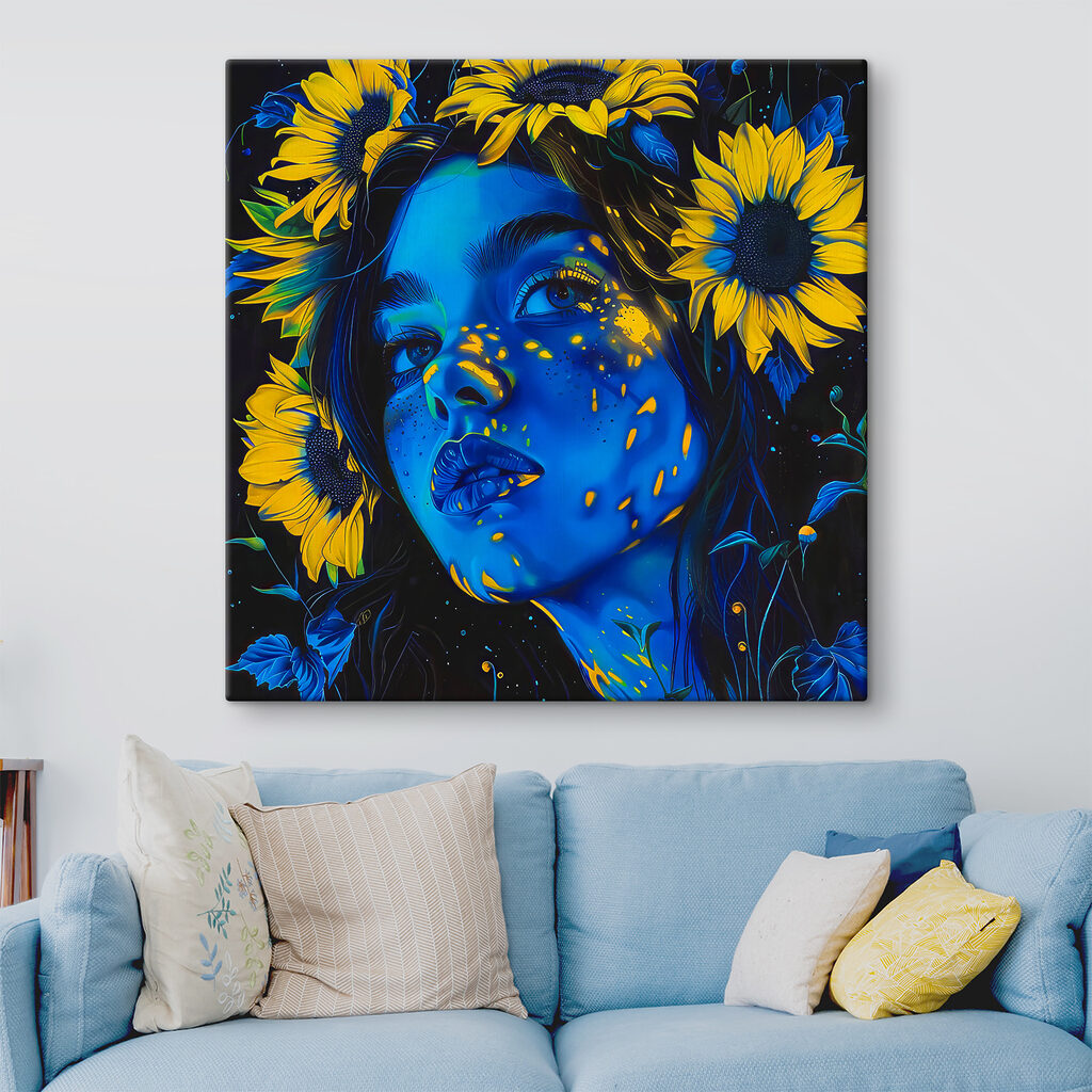 Sonnenblumen im Haar — Interieur 2