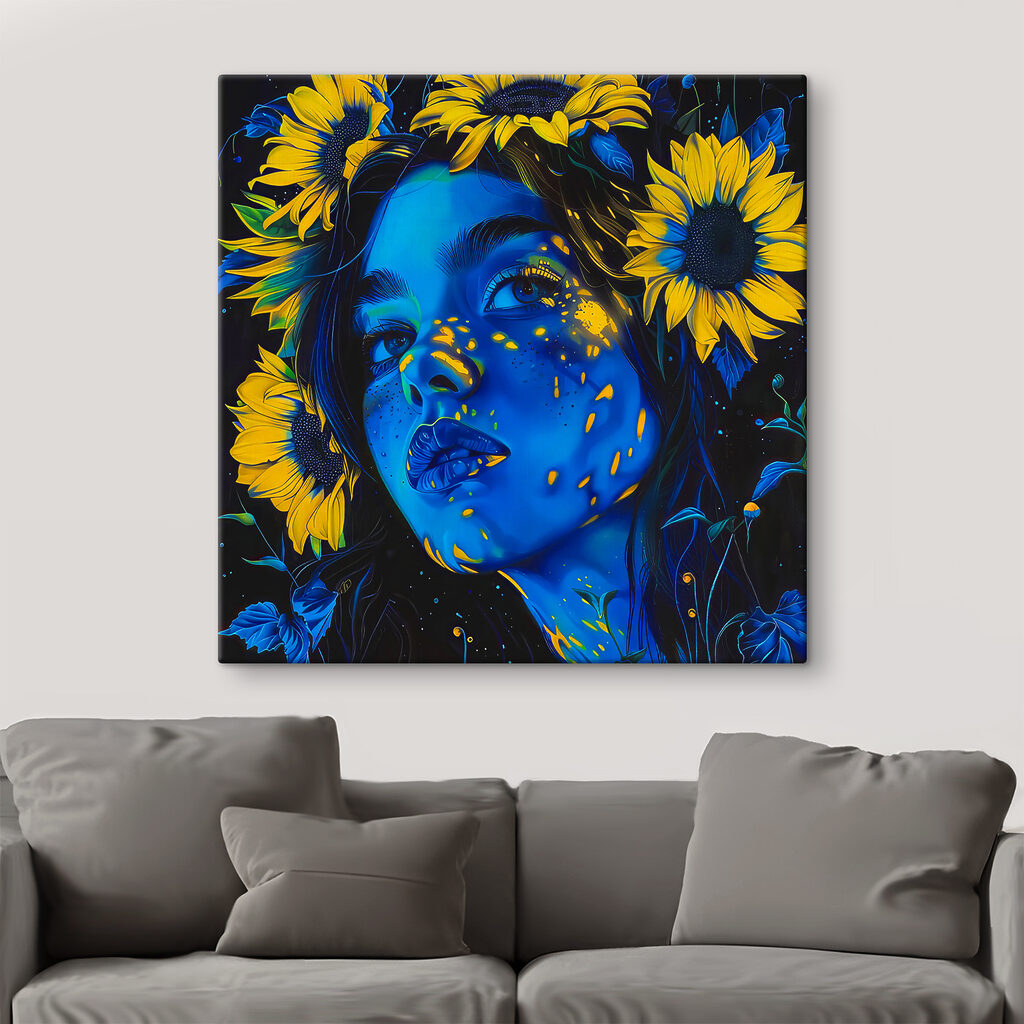 Sonnenblumen im Haar — Interieur 3