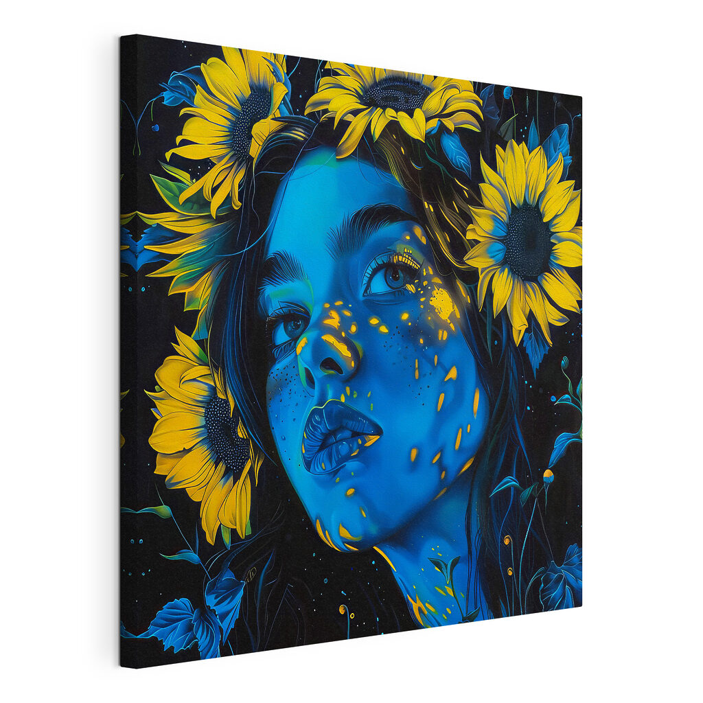 Sonnenblumen im Haar — Produktansicht