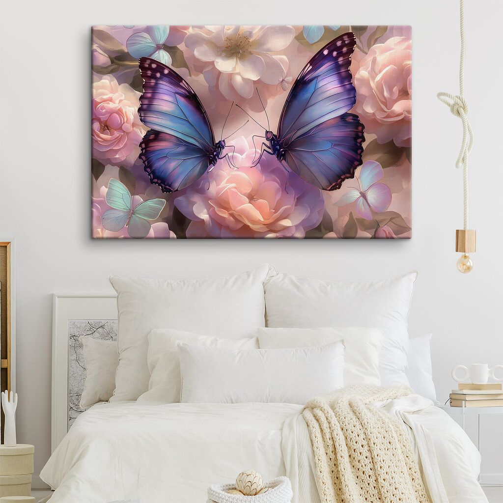 Schmetterling auf Blüten — Interieur 1
