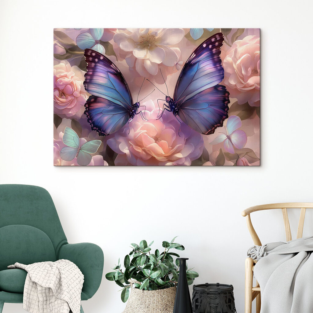 Schmetterling auf Blüten — Interieur 3