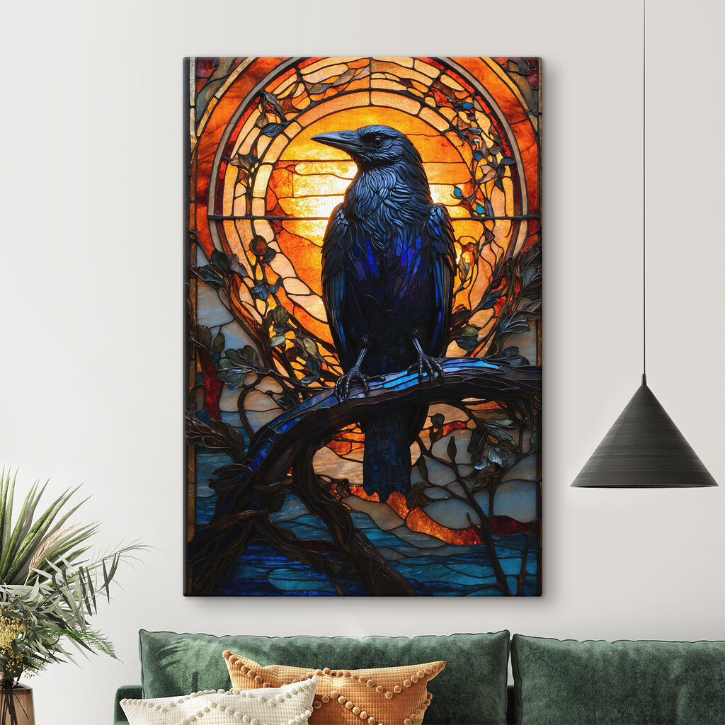 Rabe in Bleiglasoptik — Interieur 1