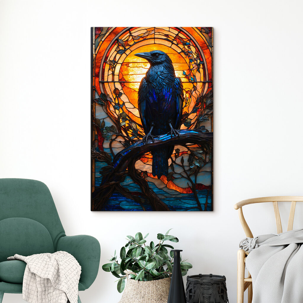Rabe in Bleiglasoptik — Interieur 3