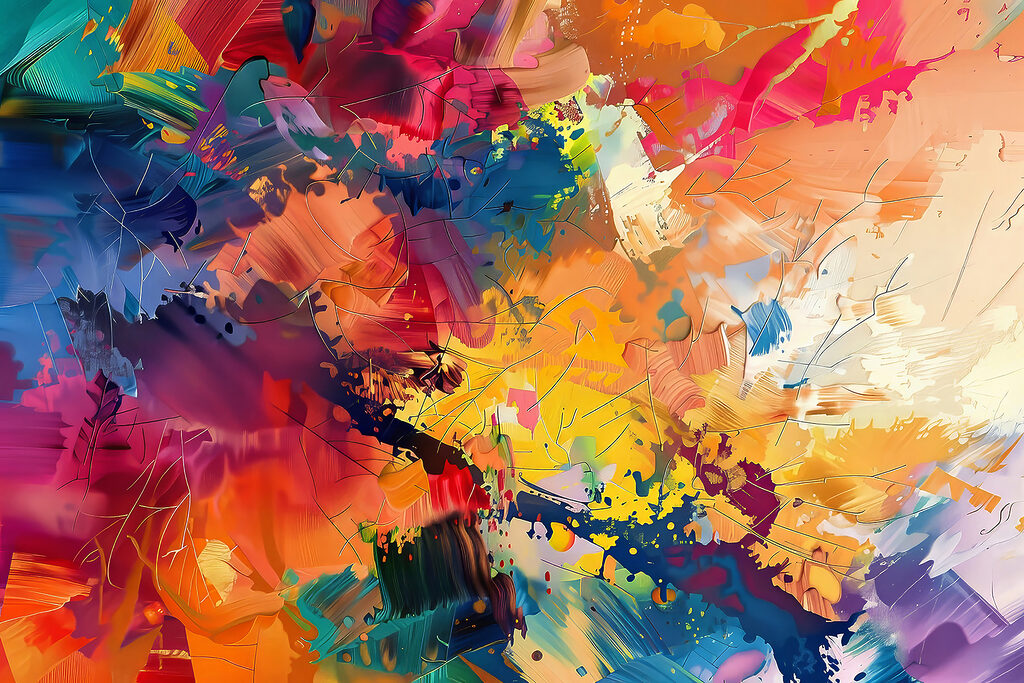 Farben finden ihren Rhythmus — ganzes Design
