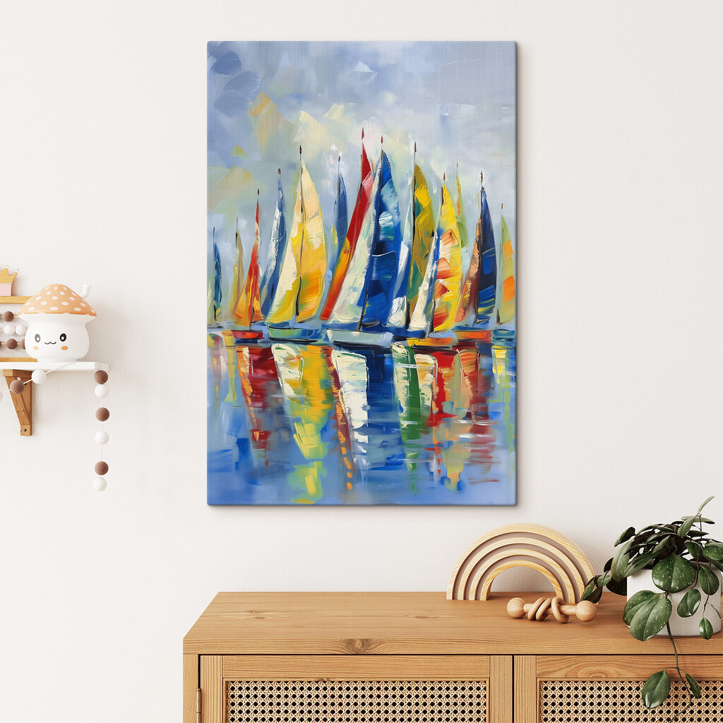 Segelboote und Spiegelungen — Interieur 1