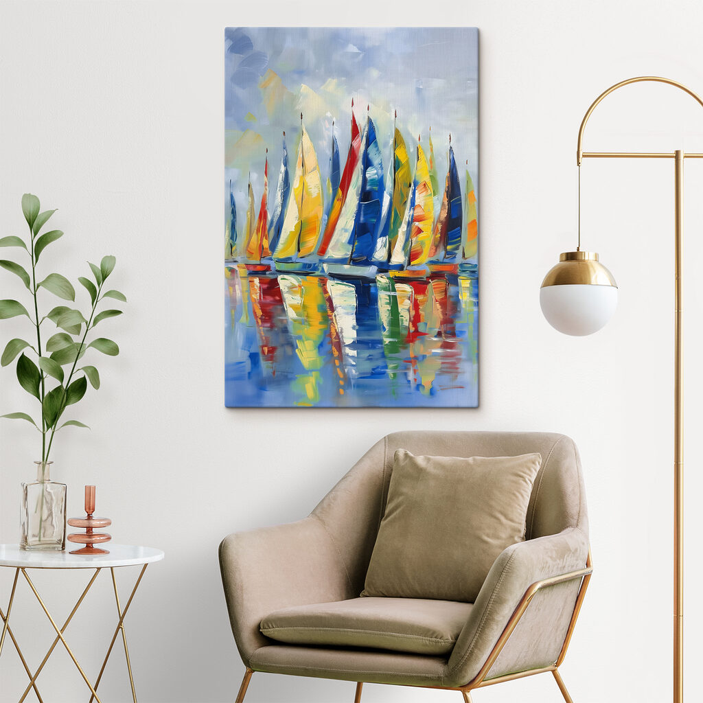 Segelboote und Spiegelungen — Interieur 3