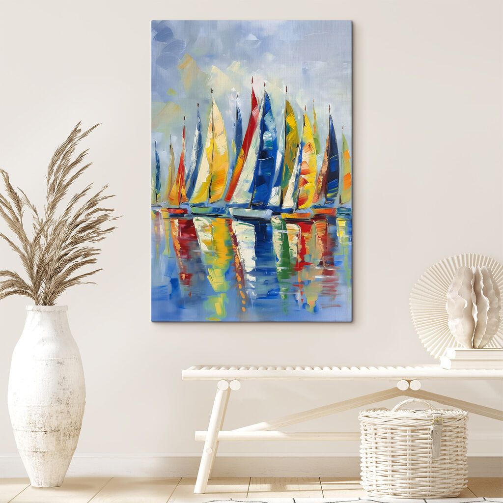 Segelboote und Spiegelungen — Interieur 2