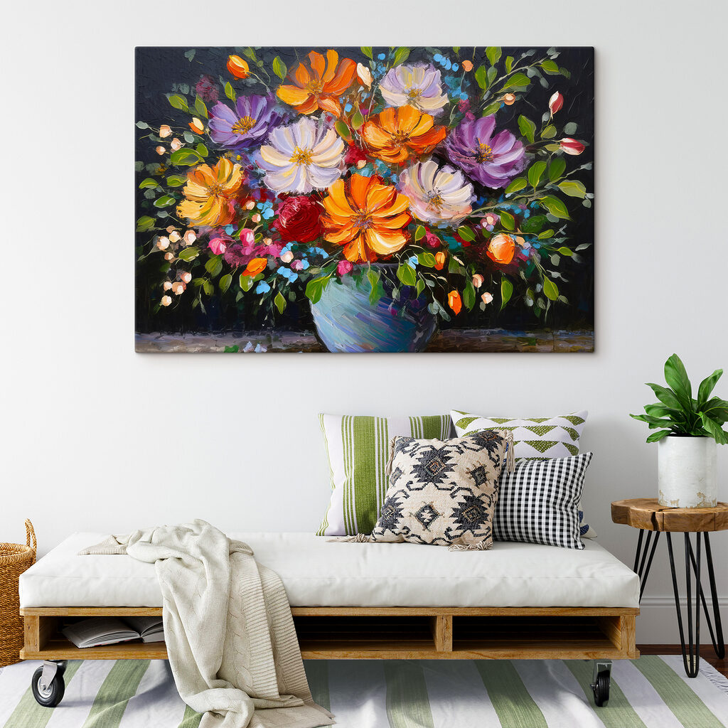 Blumen im Halbdunkel — Interieur 2