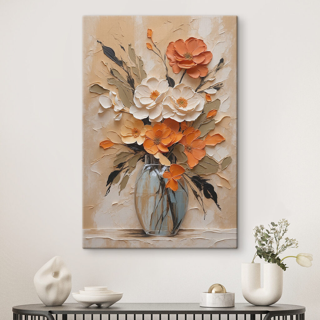 Blumen in heller Vase — Interieur 2