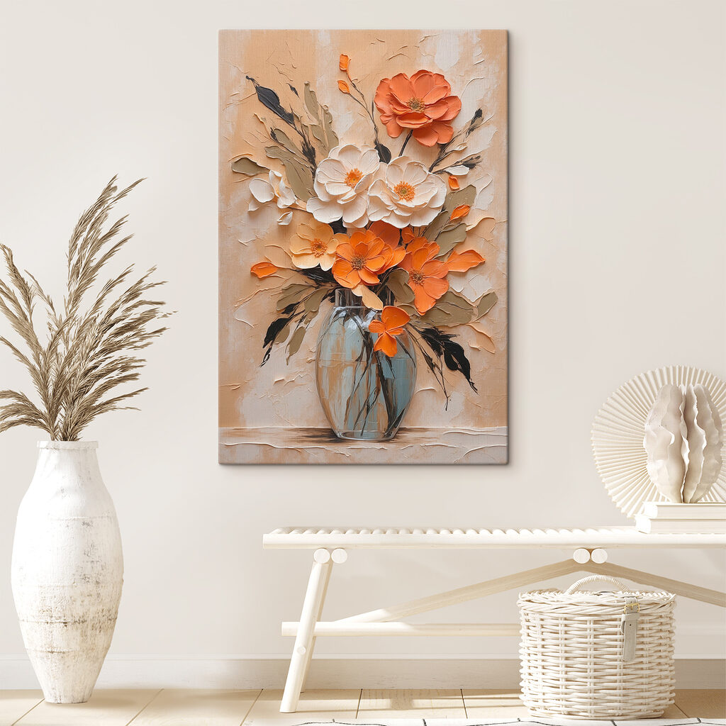 Blumen in heller Vase — Interieur 1