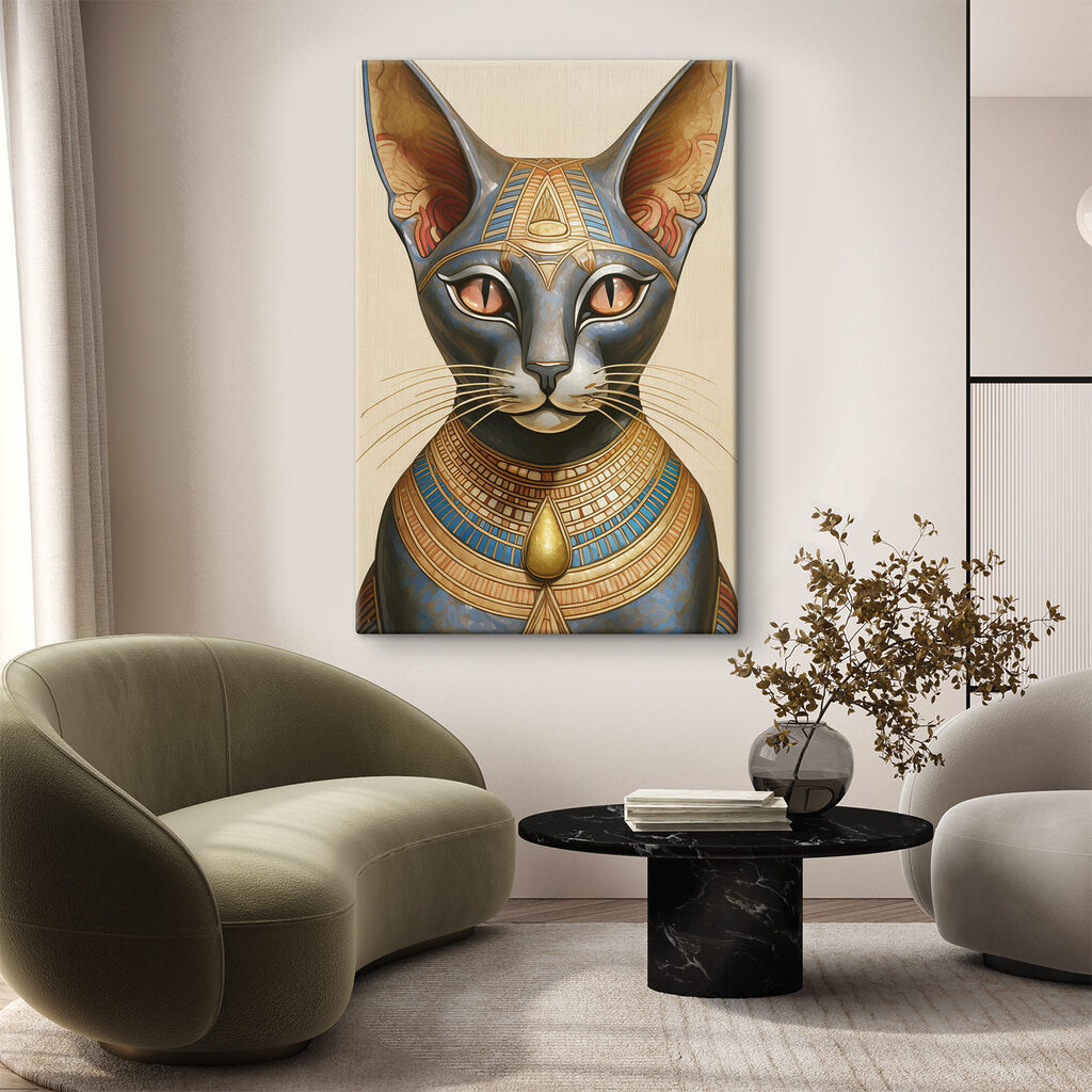 Katze mit goldenem Kragen — Interieur 1