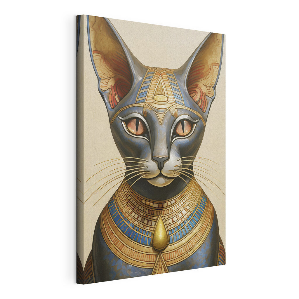 Katze mit goldenem Kragen — Produktansicht