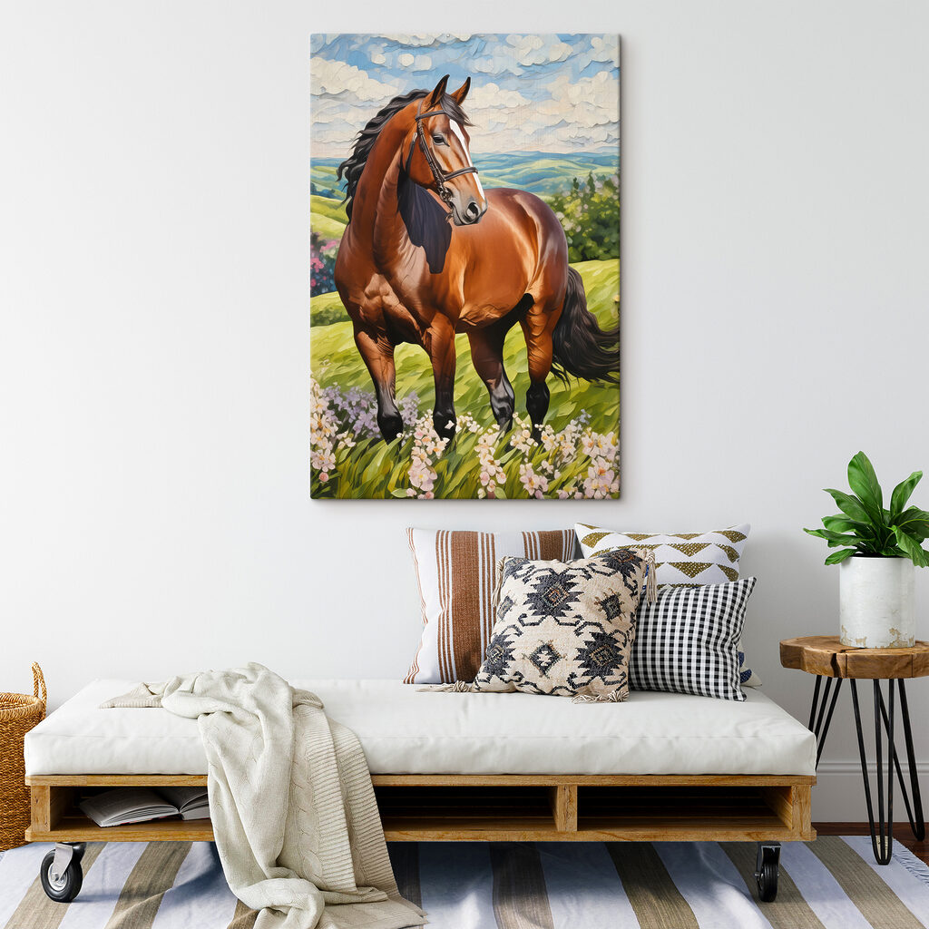 Pferd auf der Weide — Interieur 2