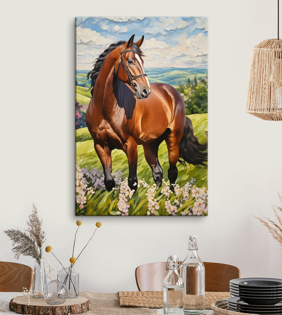 Pferd auf der Weide — Interieur 1