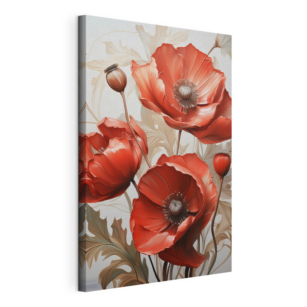 Leuchtend roter Mohn — Produktansicht