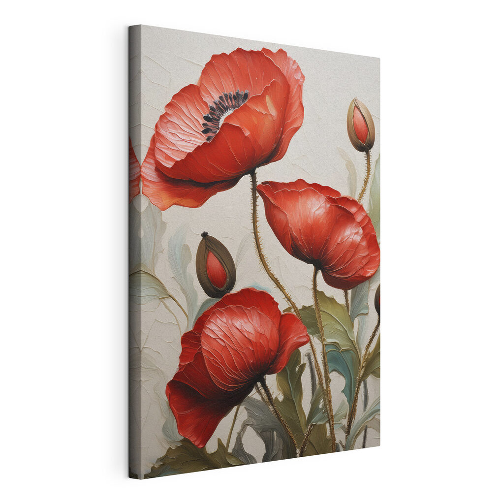 Rote Mohnblüten — Produktansicht