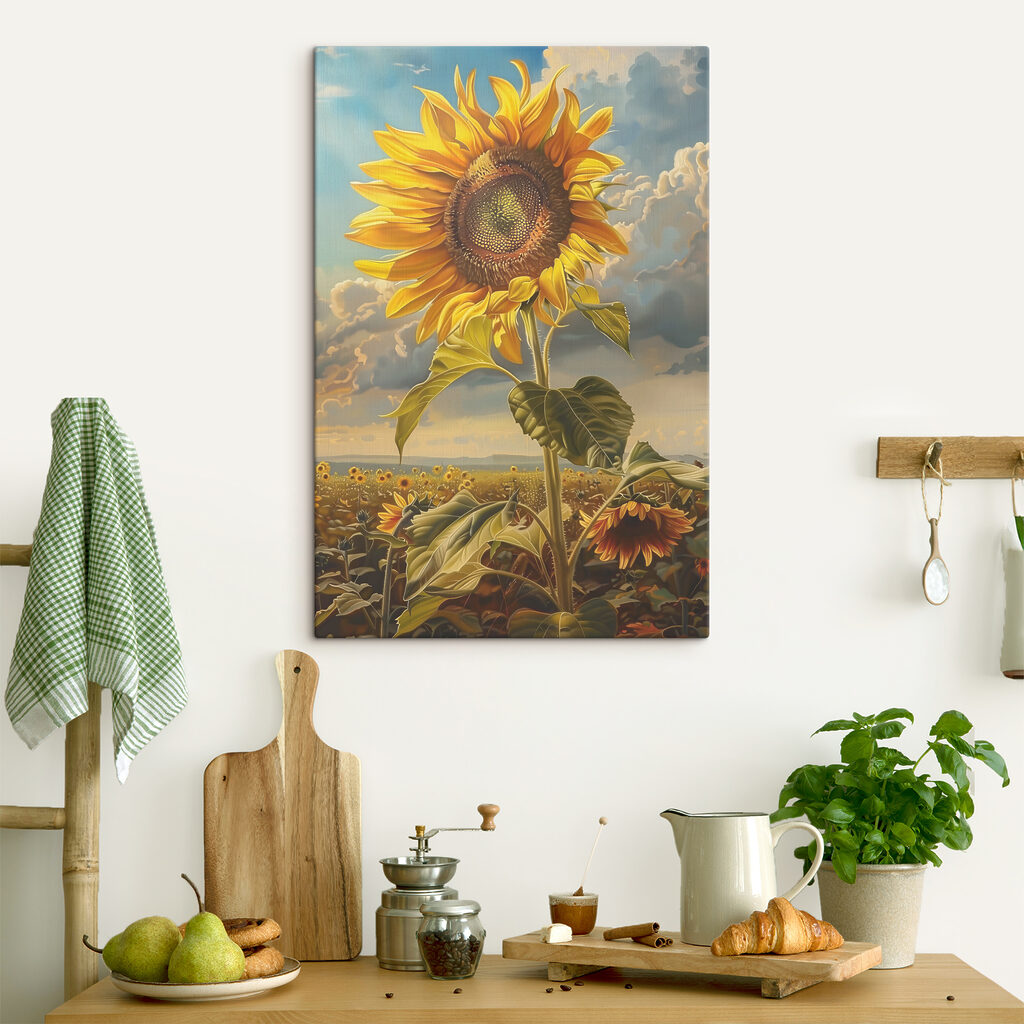 Sonnenblume im Feld — Interieur 1