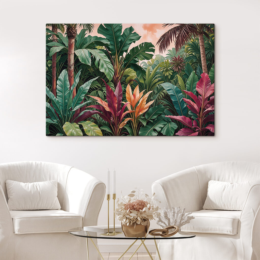 Palmen und Blüten — Interieur 2