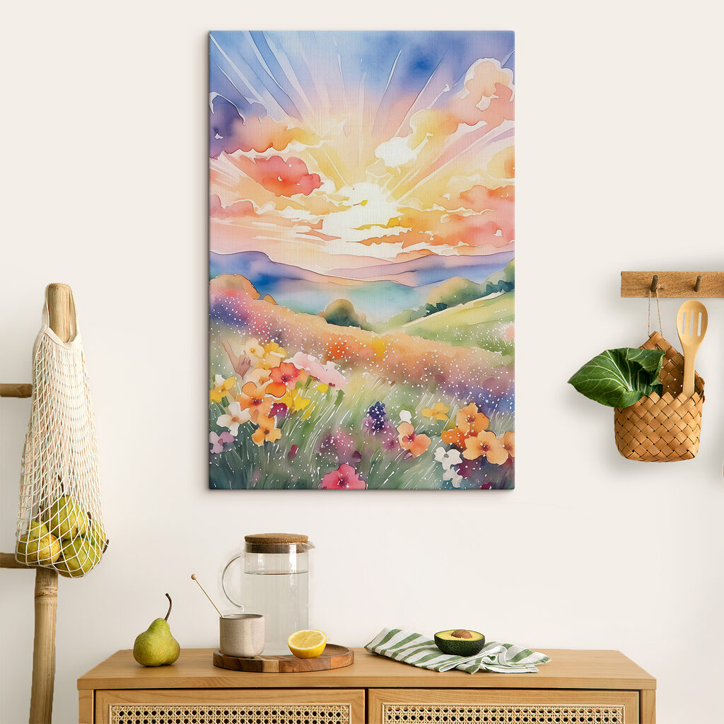 Sonnenstrahlen über der Wiese — Interieur 1