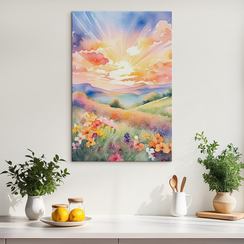 Sonnenstrahlen über der Wiese — Interieur 2