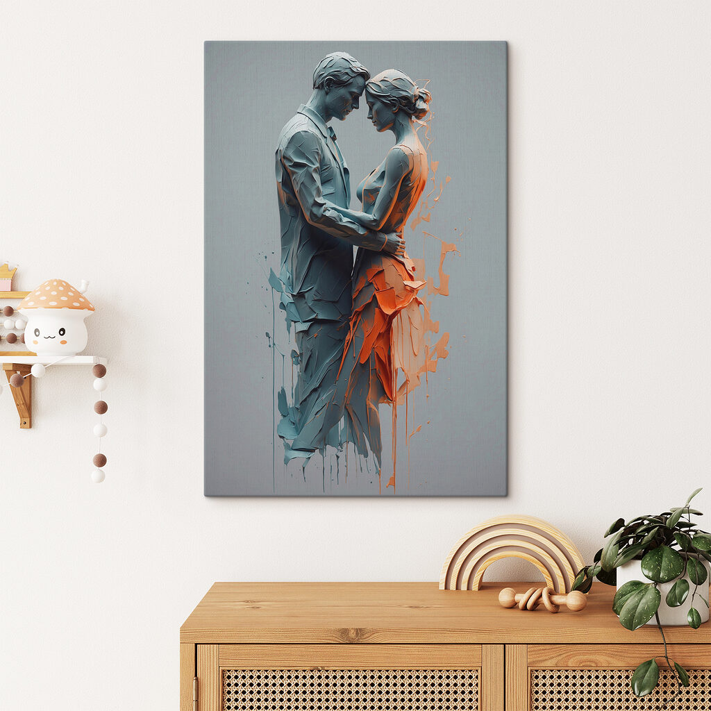 Paar in Umarmung — Interieur 2