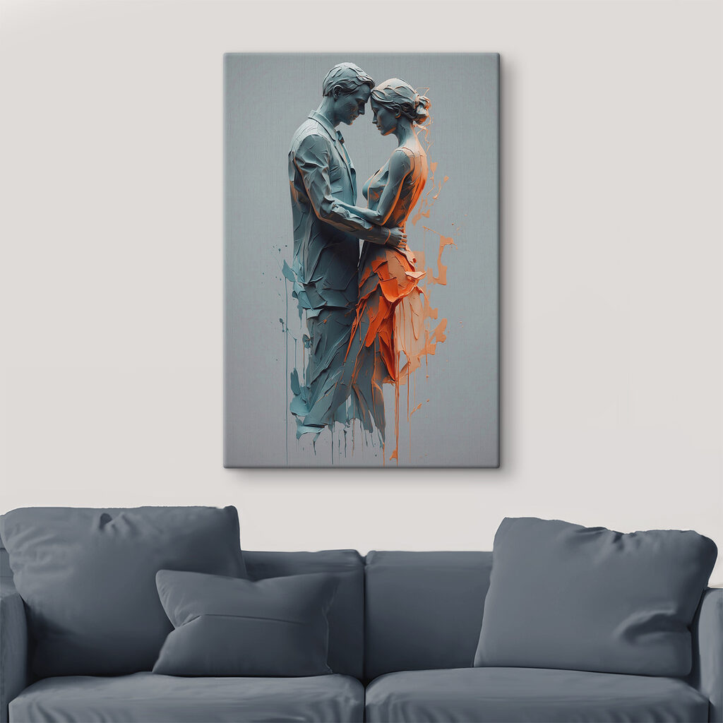 Paar in Umarmung — Interieur 3