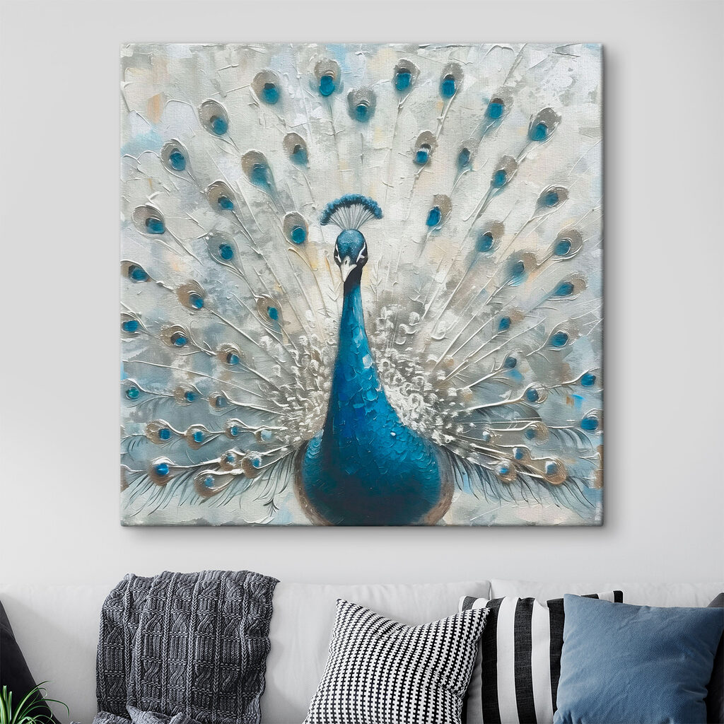 Pfau mit blassem Gefieder — Interieur 1
