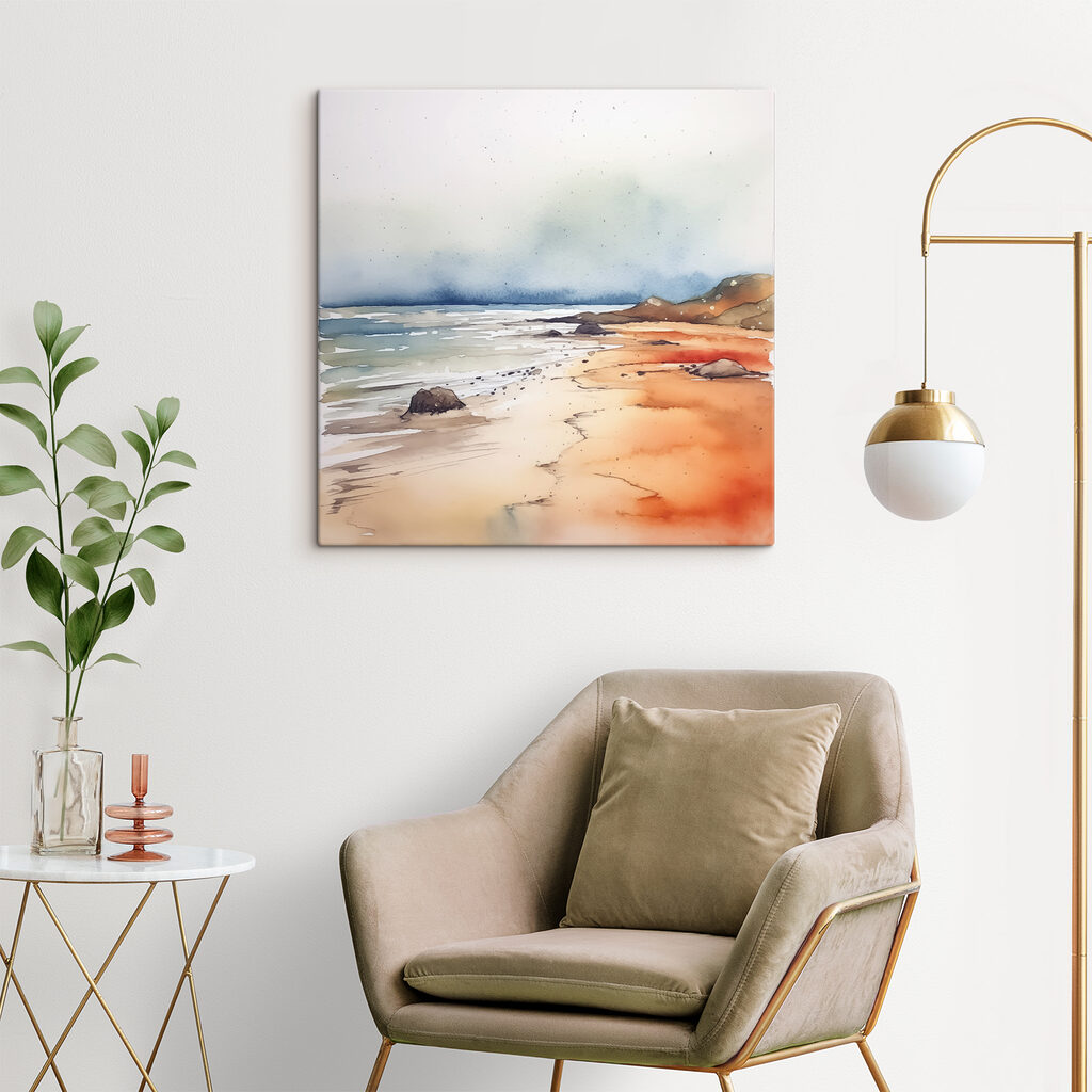 Strand in Aquarell — Interieur 2
