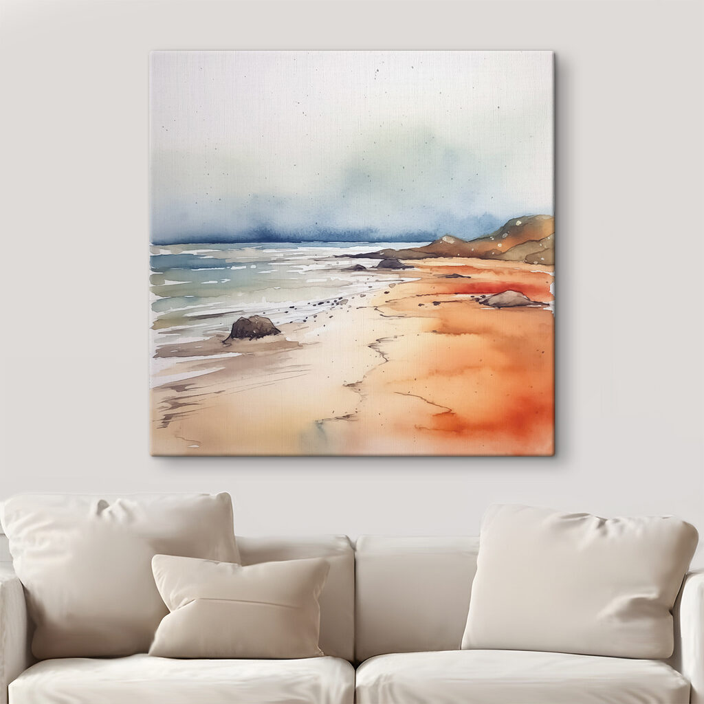 Strand in Aquarell — Interieur 1