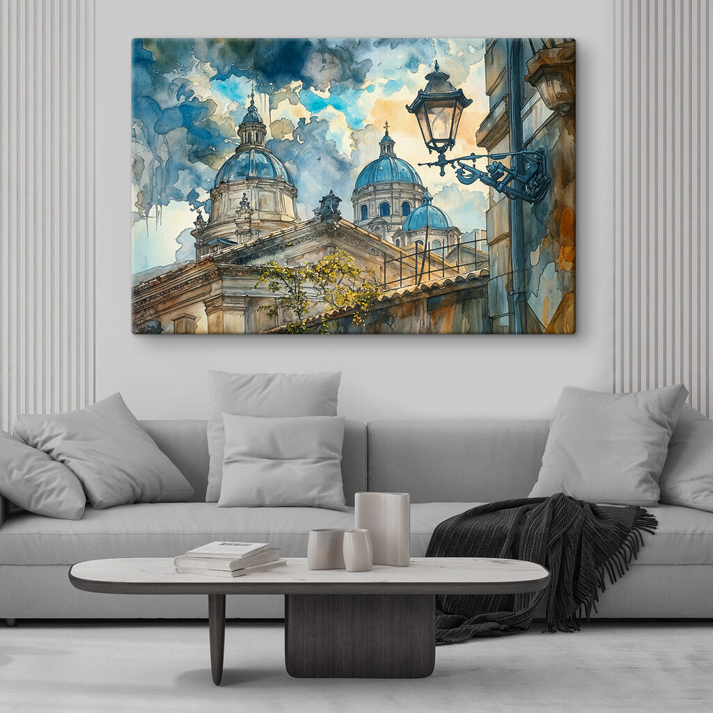Kuppeln und Straßenlaterne — Interieur 1