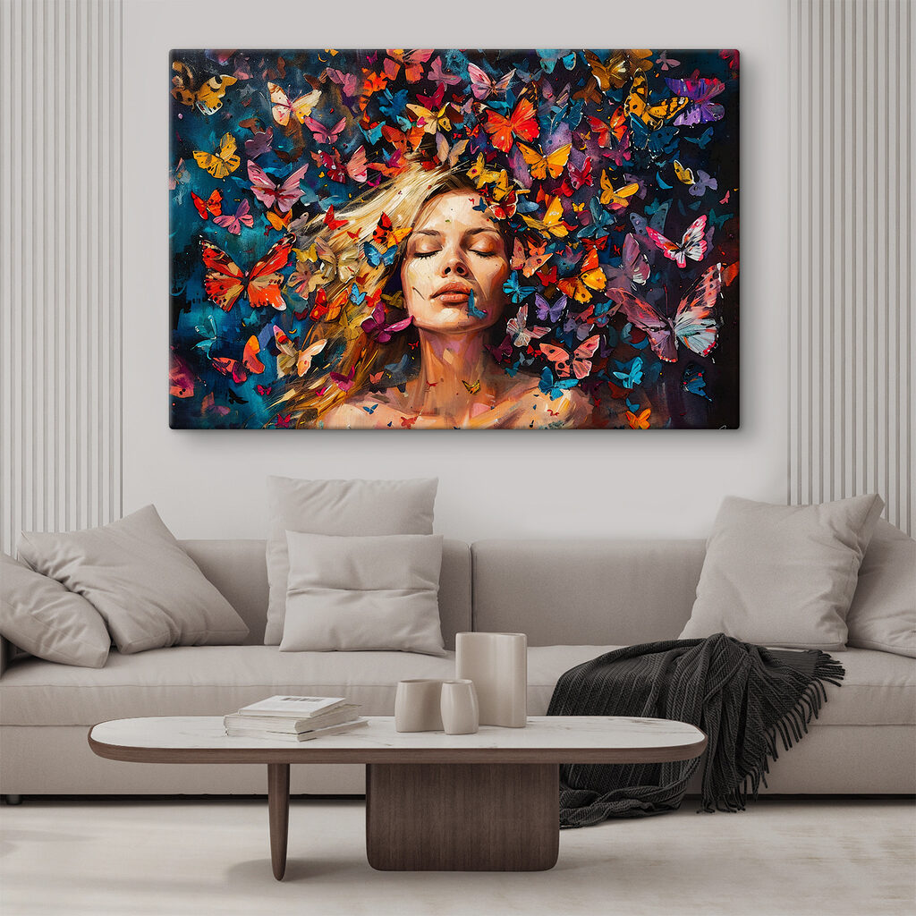 Schmetterlinge und geschlossene Augen — Interieur 1