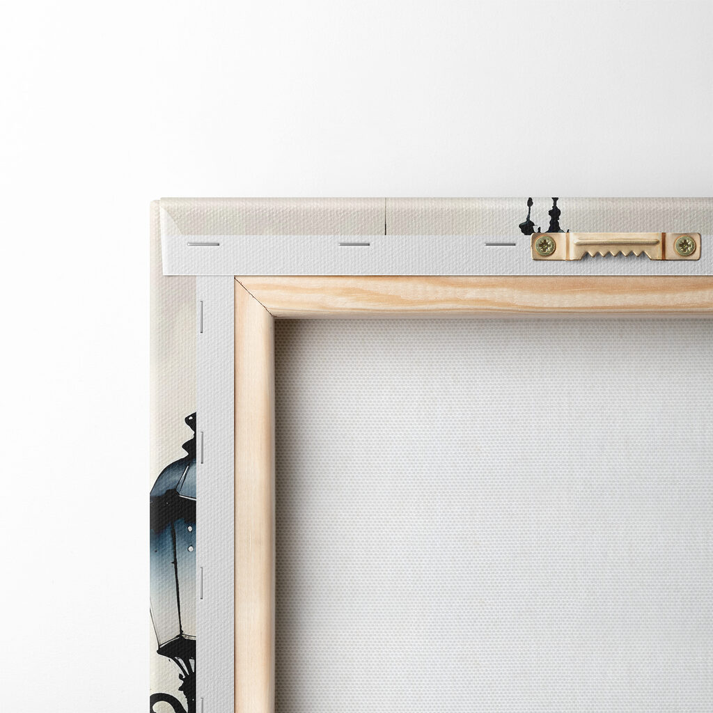 Laternen am Eckhaus — Rückseite
