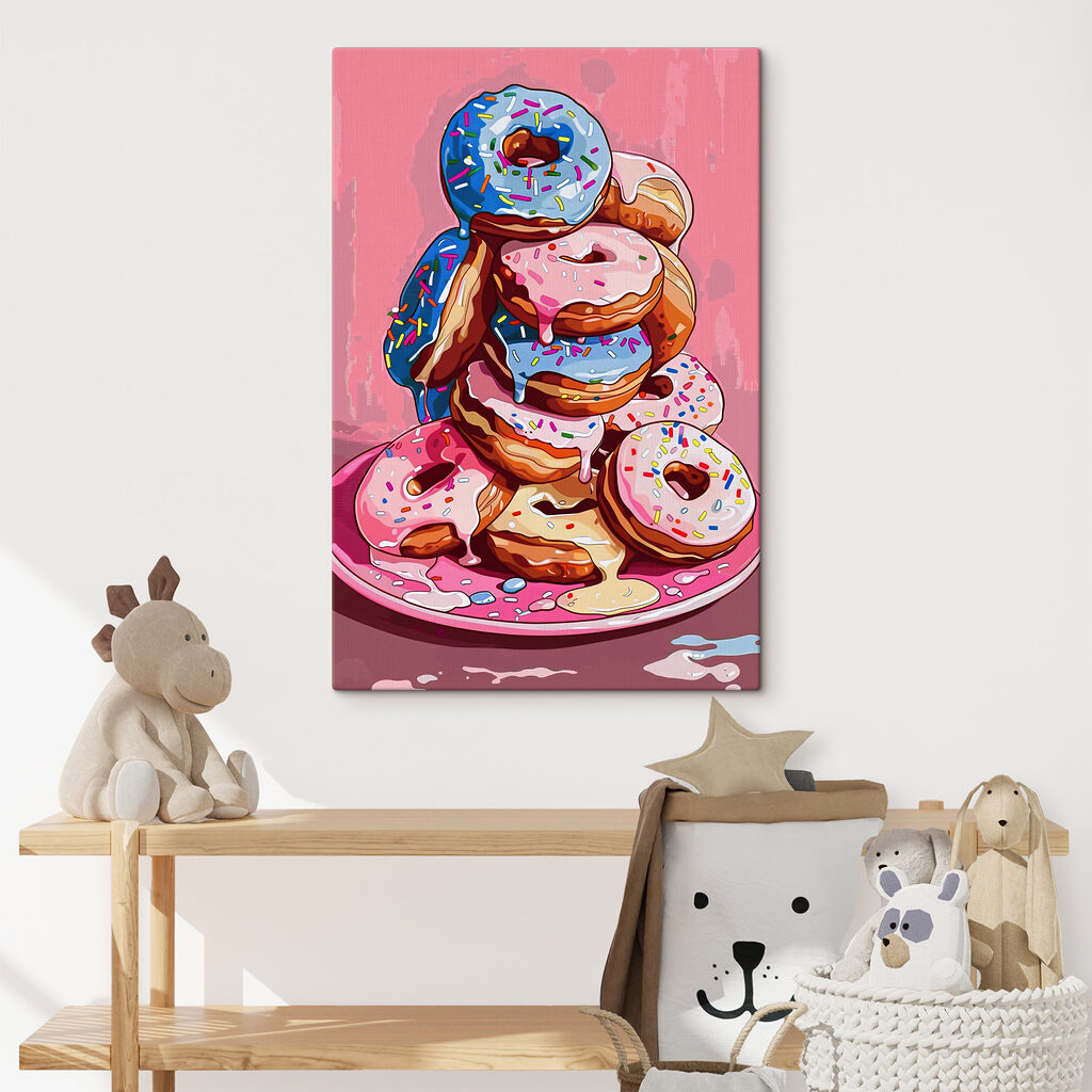 Gestapelte Donuts — Interieur 1