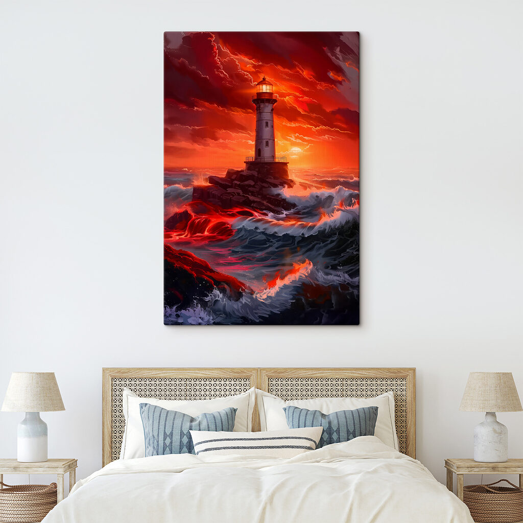 Leuchtturm unter Flammenhimmel — Interieur 2