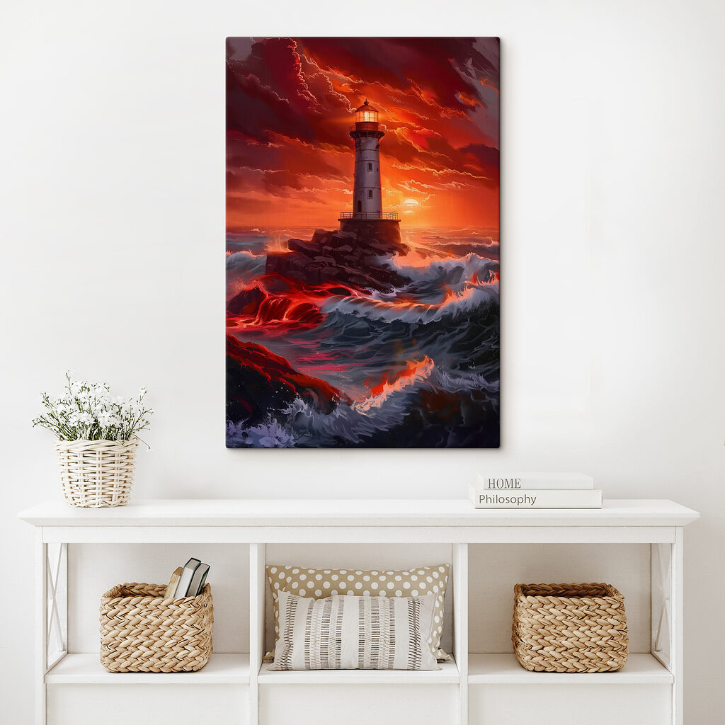 Leuchtturm unter Flammenhimmel — Interieur 1