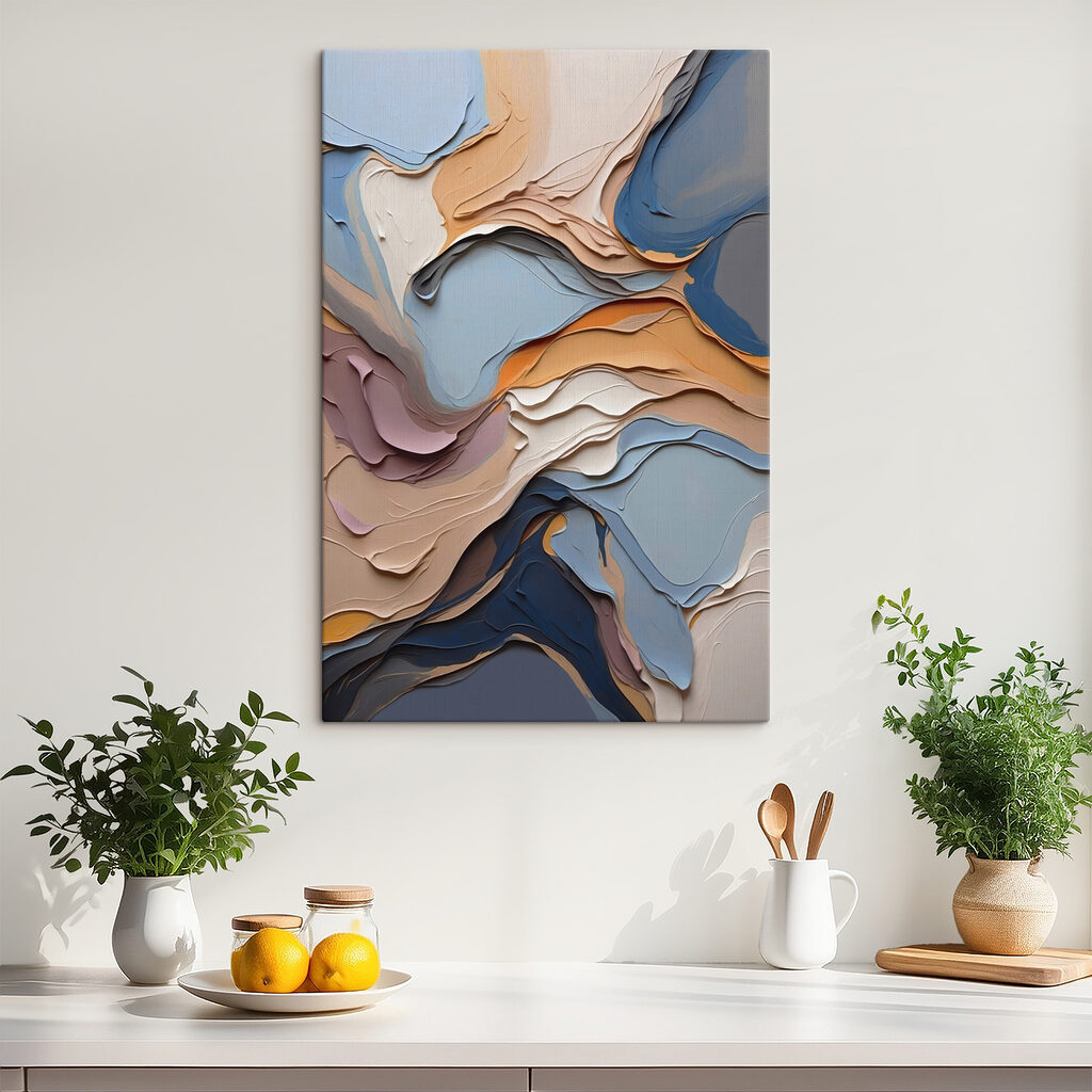 Pastell trifft Tiefblau — Interieur 2