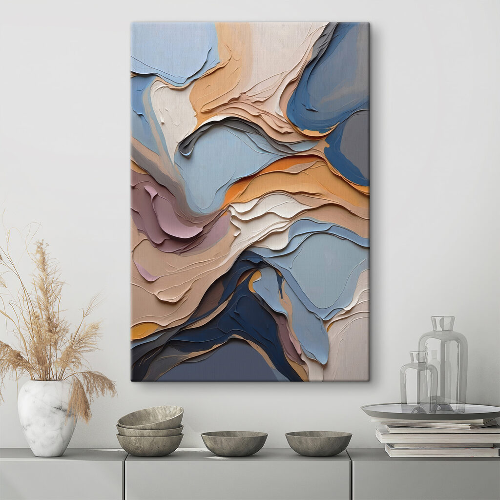 Pastell trifft Tiefblau — Interieur 3